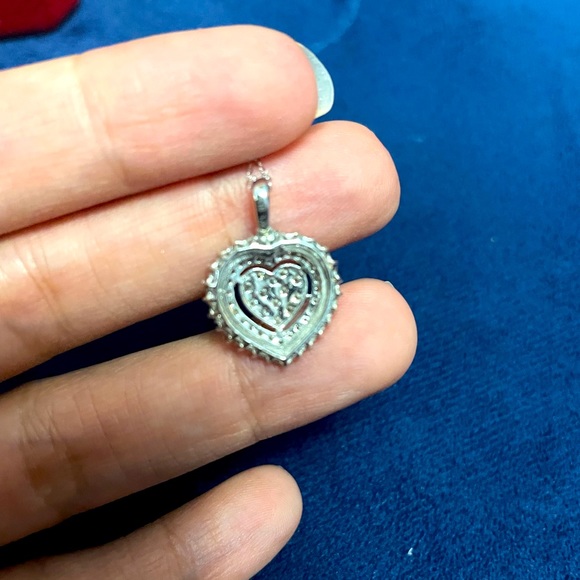 Heart Diamond Necklace - Picture 5 of 7